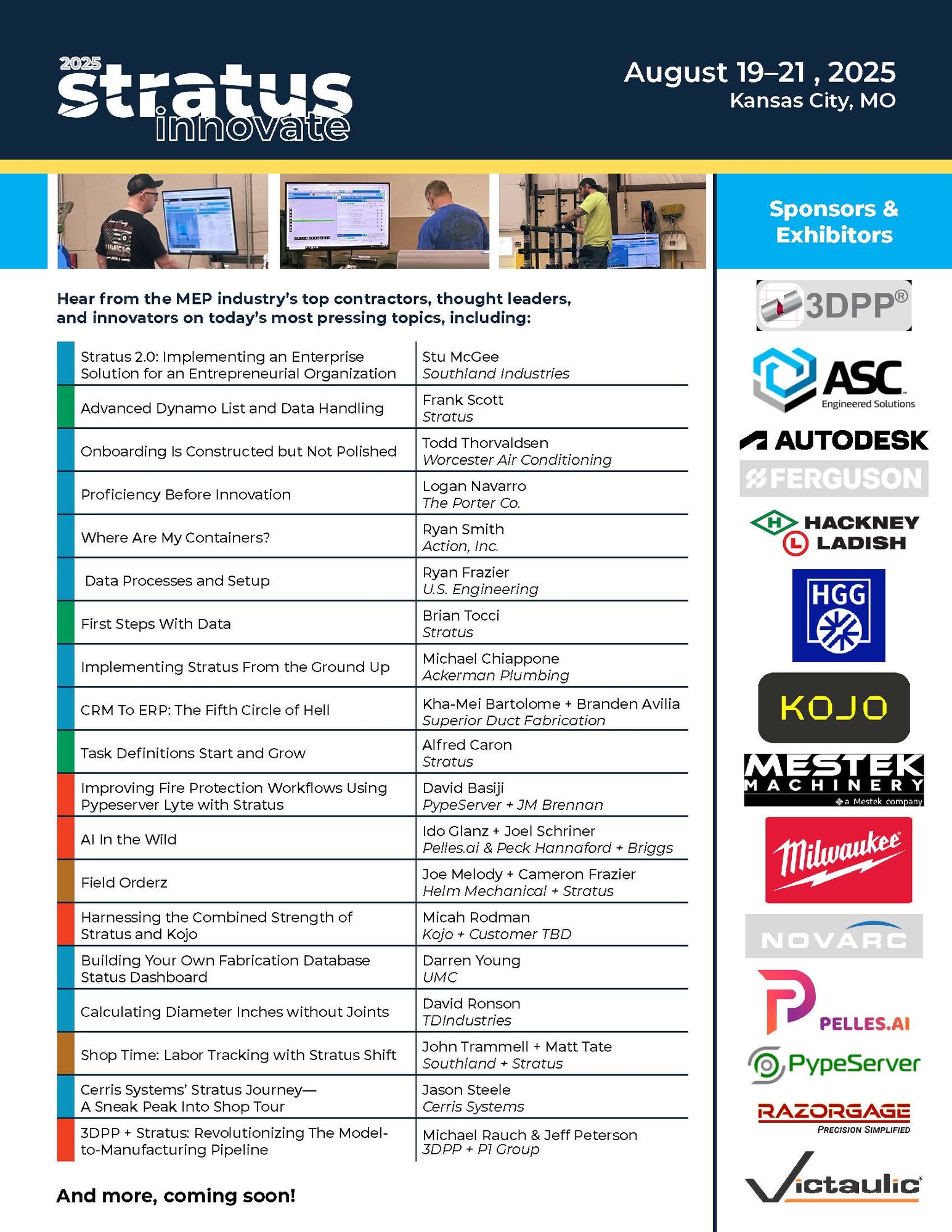Stratus Innovate 2025 Speakers